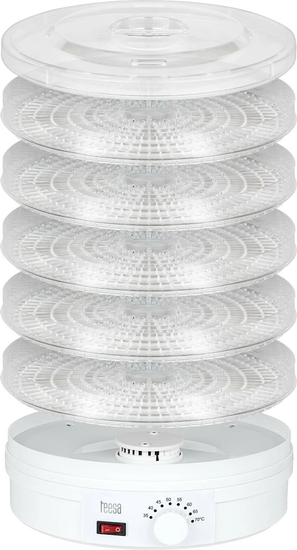 Tharëse ushqimesh, TEESA TSA3030, 250W, 5 sita Ø31 cm, 8 mënyra, temperaturë 35–70°C, e bardhë 3