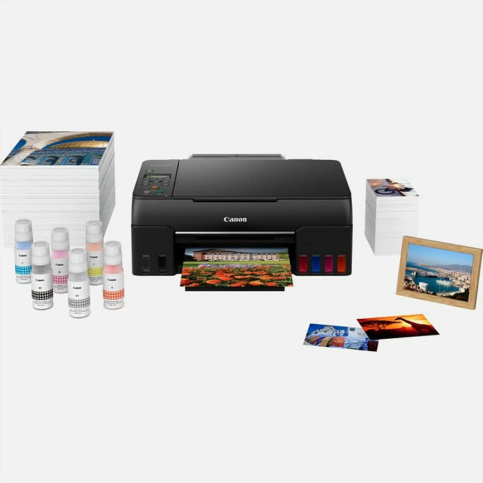 Printer multifunksional Canon PIXMA G650 MegaTank, inkjet me ngjyra, A4, Wi‑Fi, Direct Printing, e zezë