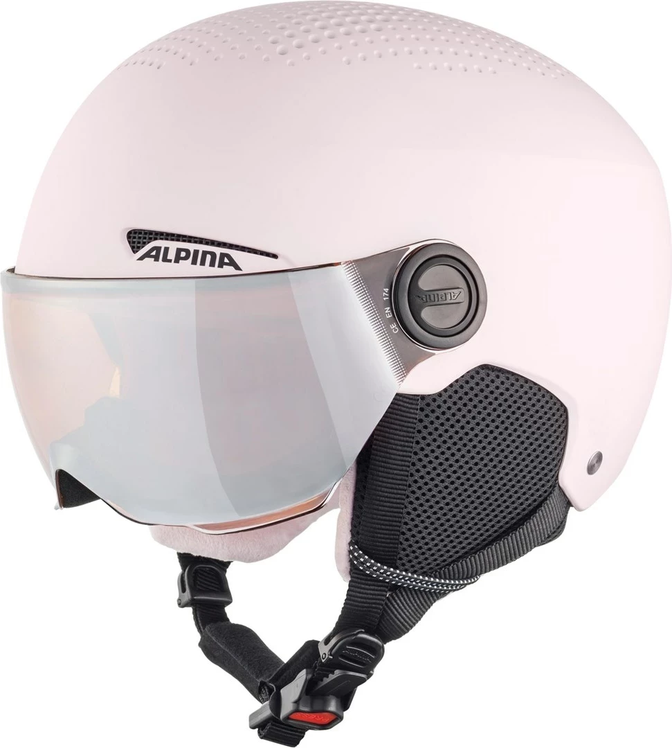 Helmetë dimri ALPINA ZUPO VISOR Q-LITE, për fëmijë, Rozë