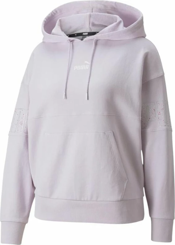 Duks me Kapuç Puma Power Colorblock Stardust për Femra, Ngjyrë Vjollcë