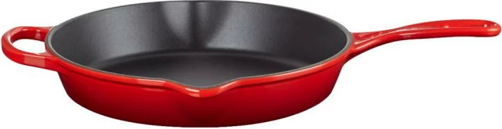 Tigan për skuqje dhe servirje, Le Creuset, High 26 cm, model 20187260600422, e kuqe qershie