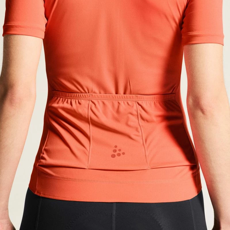 Fanellë çiklizmi për femra Craft ENDUR LOGO Jersey W, me mëngë të shkurta