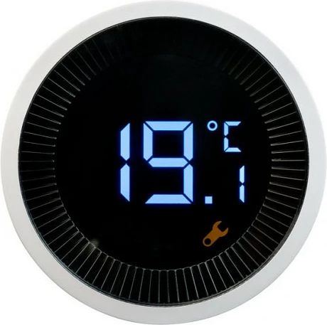 Termostat i mençur për radiator Brennenstuhl Zigbee Heizkörperthermostat Connect 01, LCD, 5-30°C, i bardhë
