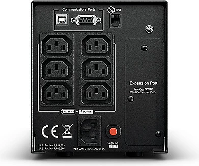 UPS CyberPower PR750ELCD, 0.75 kVA 675 W, Pure Sine, 6x C13, LCD, e zezë