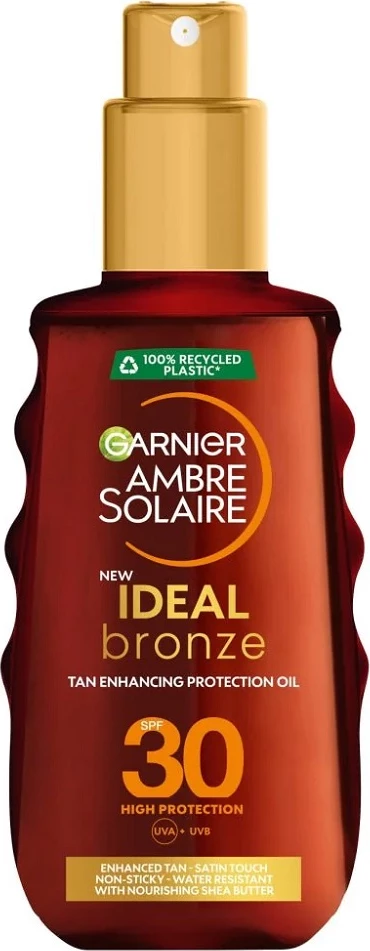 Vaj për diell Garnier Ambre Solaire Ideal Bronze SPF30 për femra 150ml