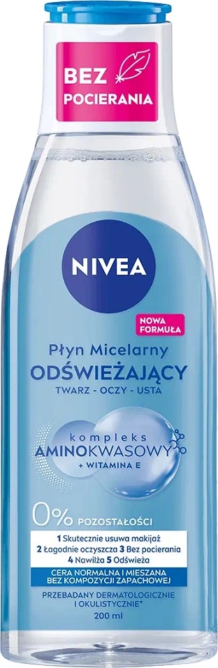Ujë micelar për femra Nivea MicellAIR Refreshing, 200ml