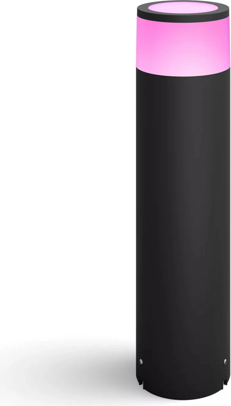 Ndriçues i jashtëm smart Philips Hue Calla, LED, 8W, ngjyrë e zezë