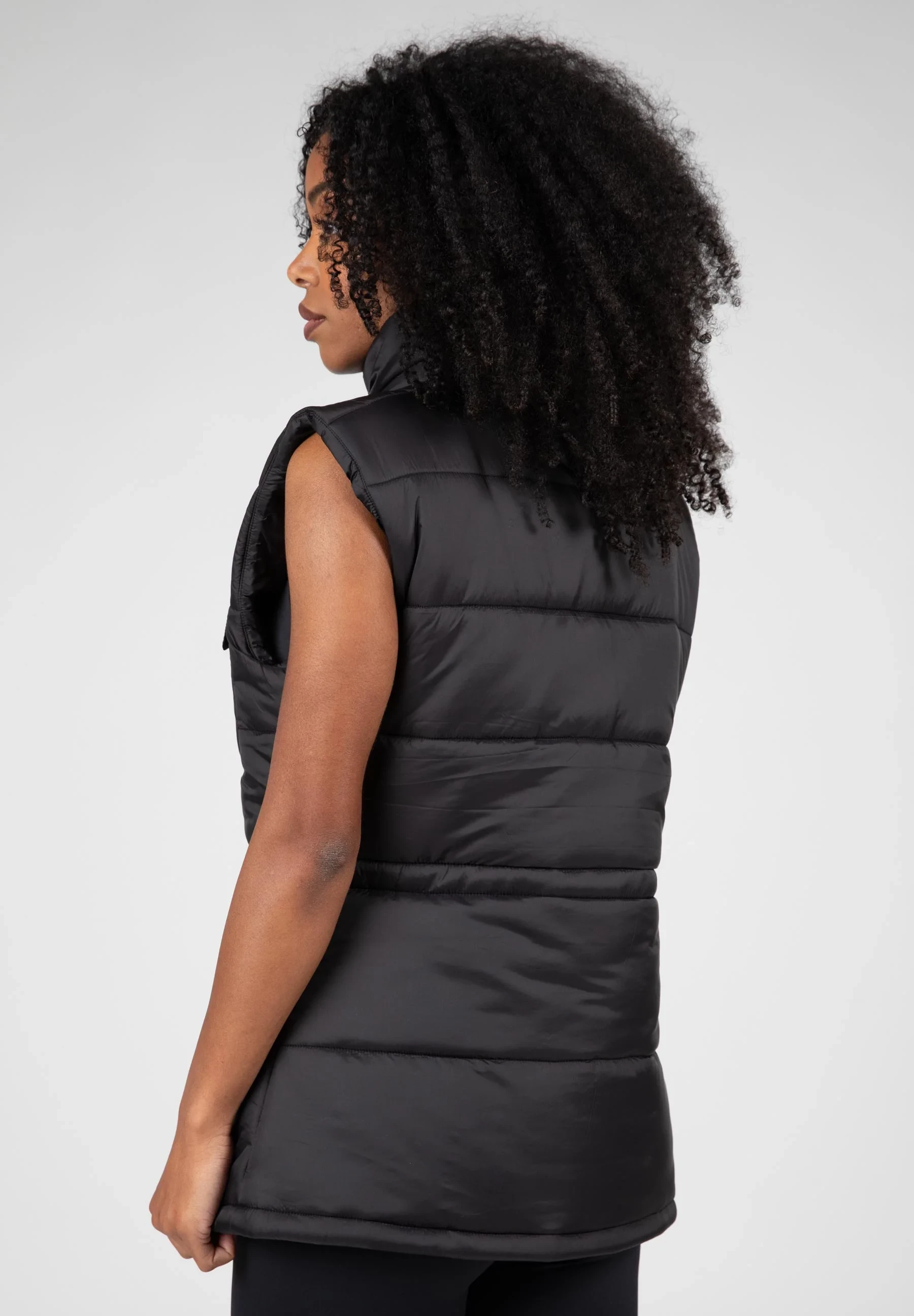Lucia Puffer Vest - Black [Madhësia: M]