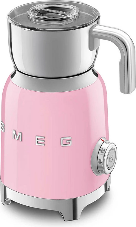 Shkumues qumështi SMEG 50's Style, rozë