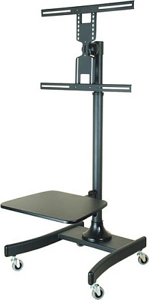 Stendë me rrota për TV/LCD VALUE 27-47", deri 35 kg, e zezë