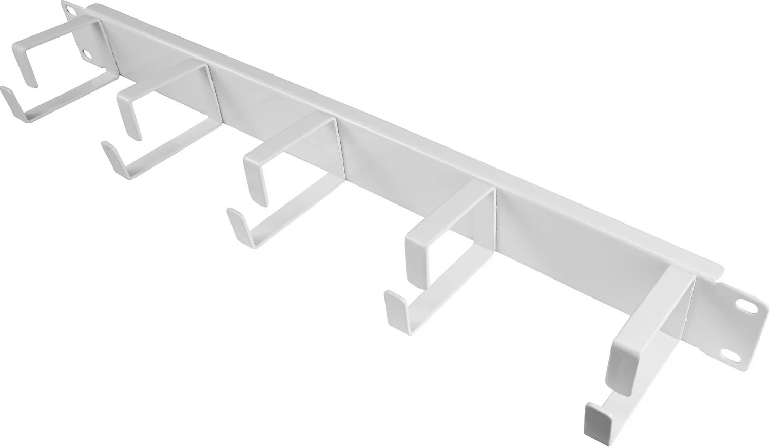 Panel menaxhimi kabllove GoodConnections Alcasa GC-N0156, 1U 19", 483mm, i bardhë