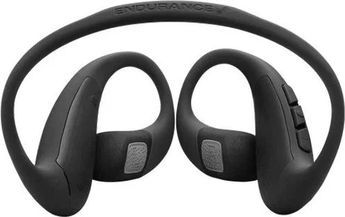 Kufje JBL Endurance Pace Bluetooth, 10 orë, IPX5, PowerHook, Zezë/Gri