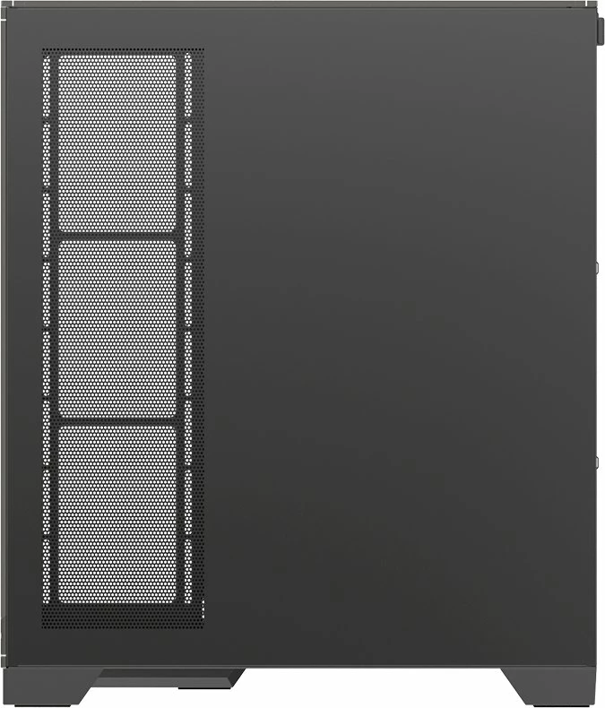 Kasë XYZ PC GEAR Trifecta X-CS-TRIFECTA-B, Midi Tower ATX, xham i kalitur, ARGB, USB-C, e zezë