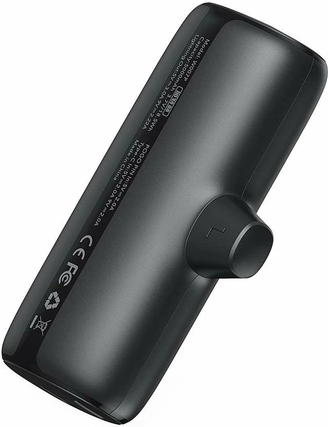 Set power bank Veger W007CK, 4x5000mAh, me stacion karikimi, 2x Lightning + 2x USB-C, e zezë