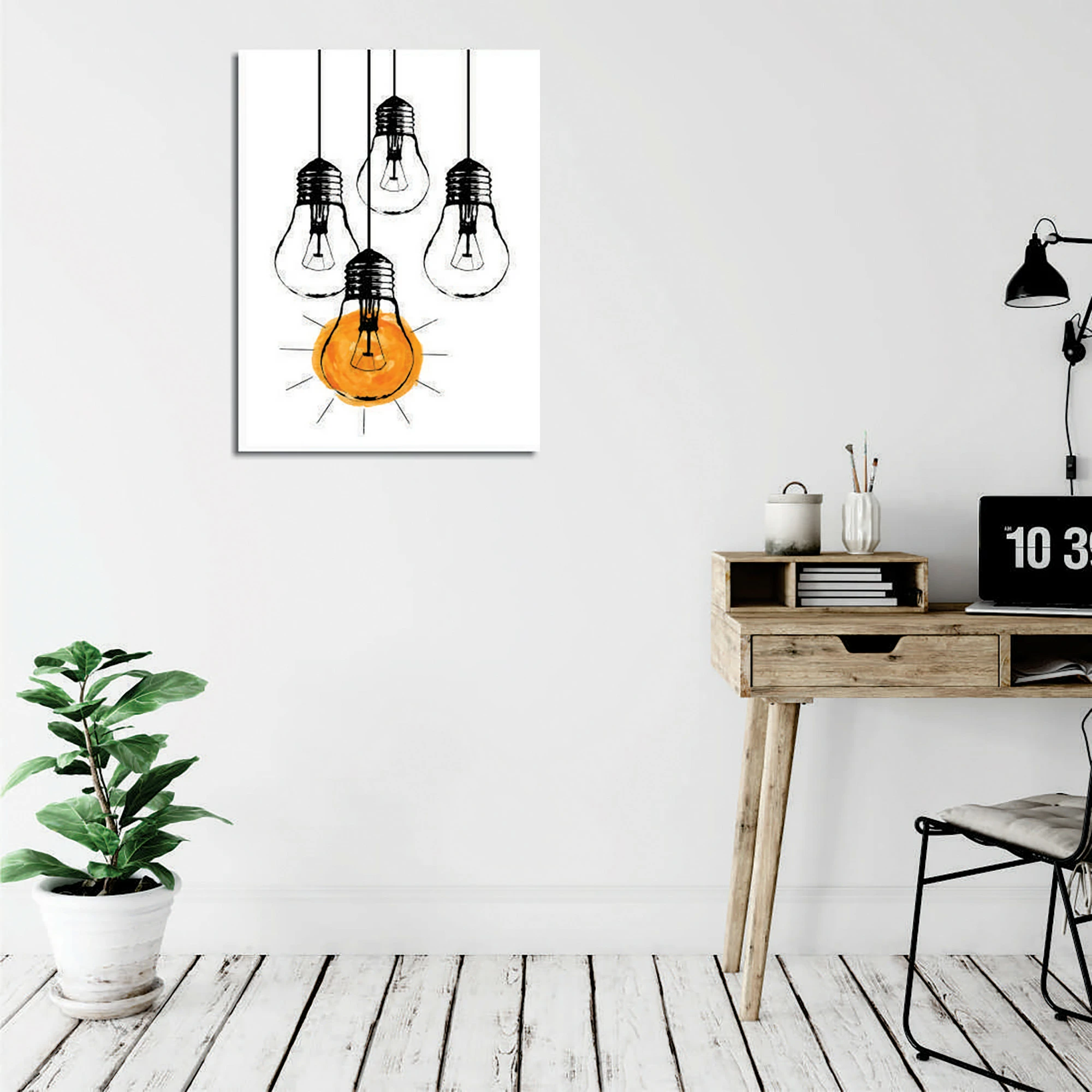 Pikturë dekorative në kanavacë Wallity, DC395, shumëngjyrëshe, 30x40cm