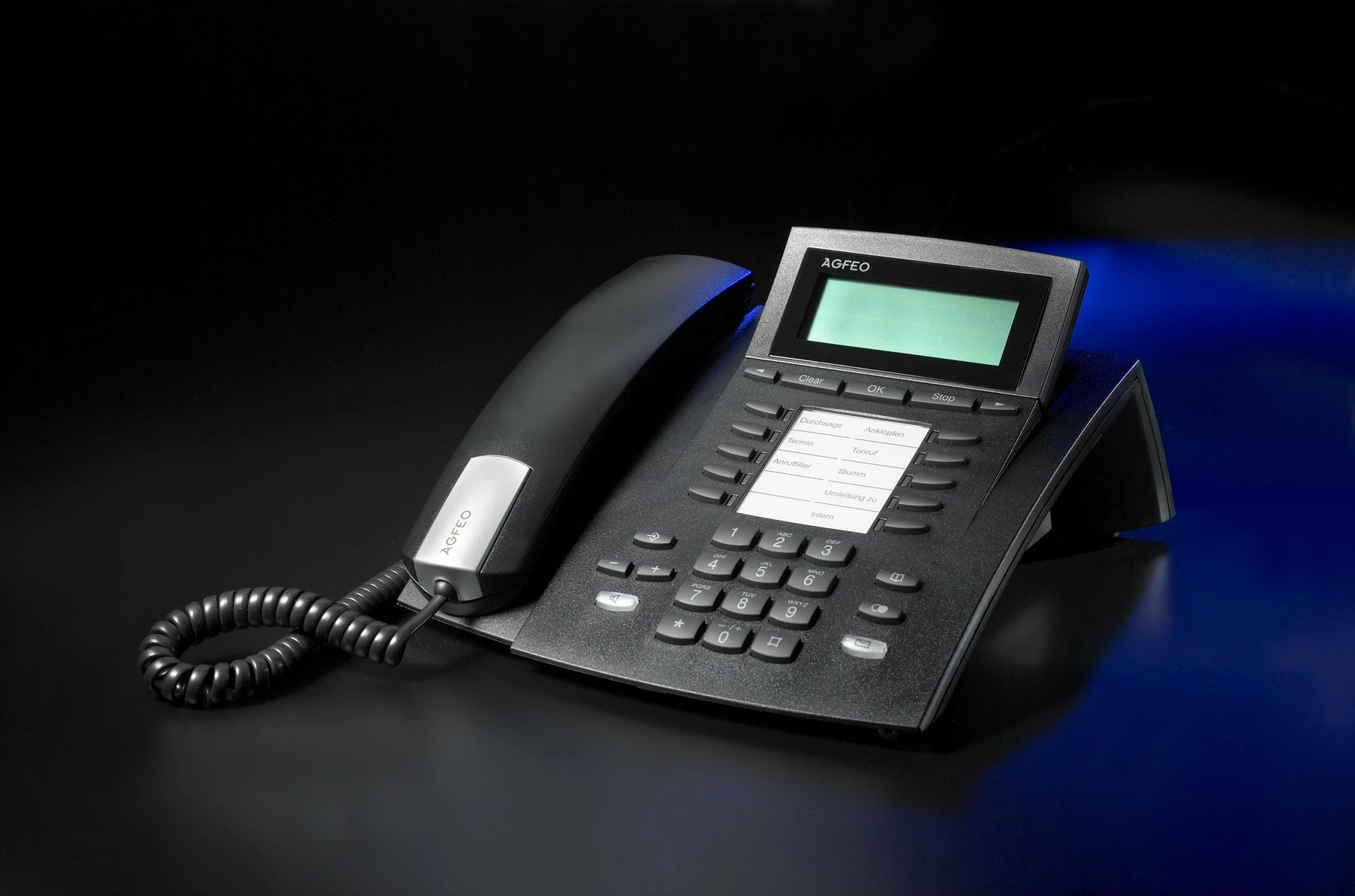 Telefon IP AGFEO ST 22, 2 linja, 1000 kontakte, i zi