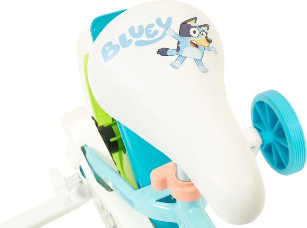 Bicikletë për fëmijë TOIMSA 12” BLUEY, 4 rrota, Temë Paw Patrol, Bardhë