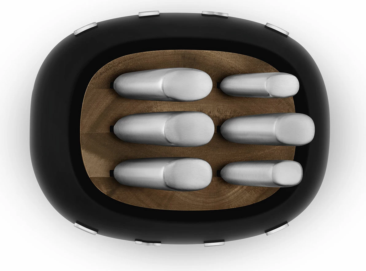 Set thikash Smeg KBSF02BL, të zeza