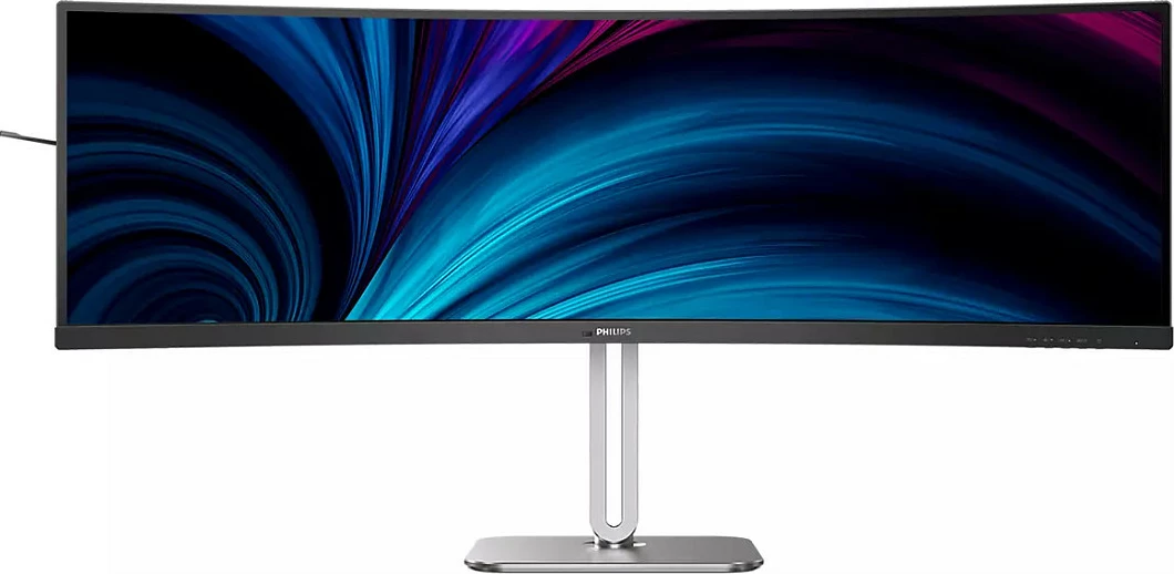 Monitor Philips 5000 Series 49B2U5900C/00, 48.8 inç SuperWide i lakuar, Dual QHD 5120x1440, USB-C 100W, i zi
