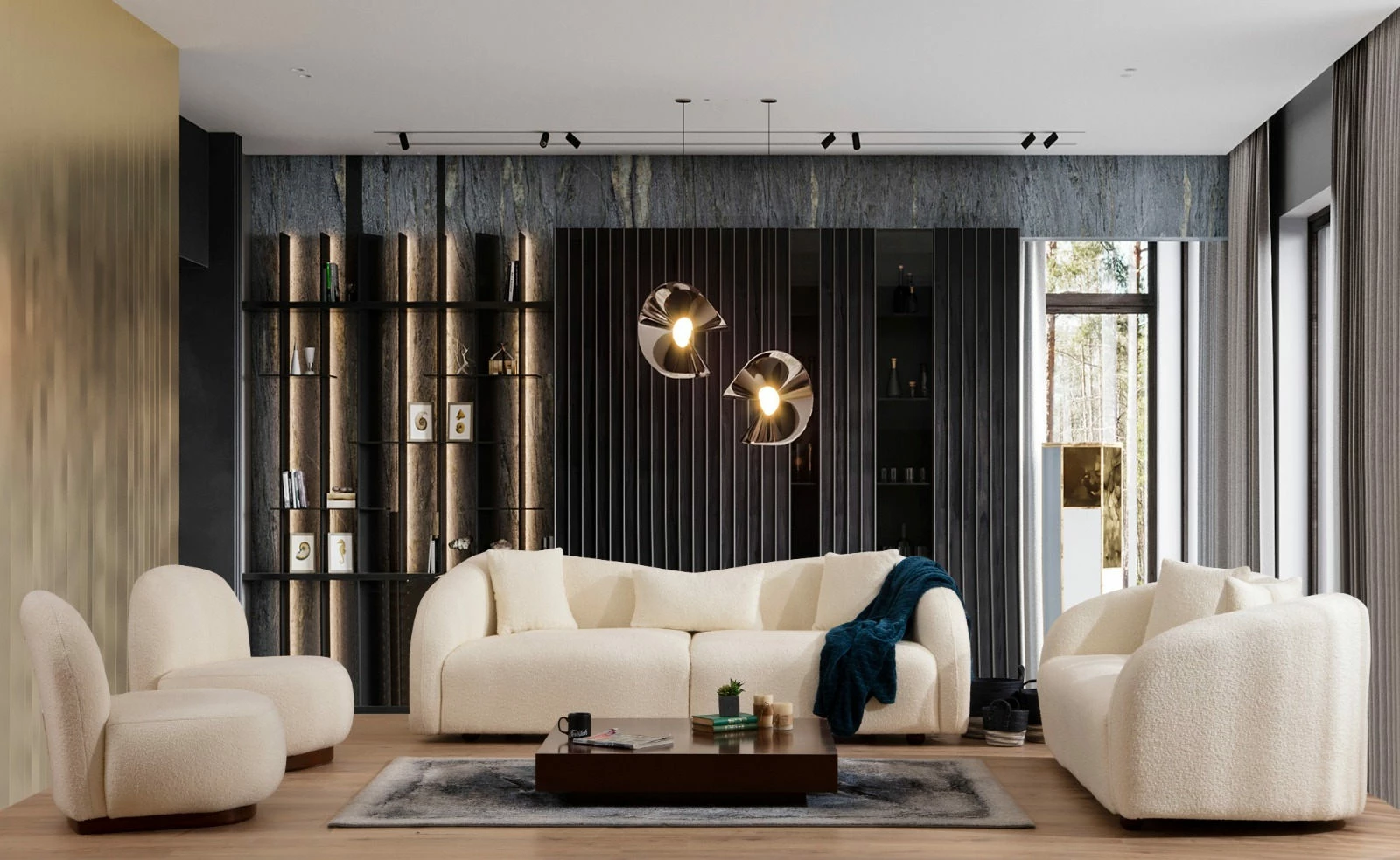 Divan treshe Atelier del Sofa, Venedik, krem