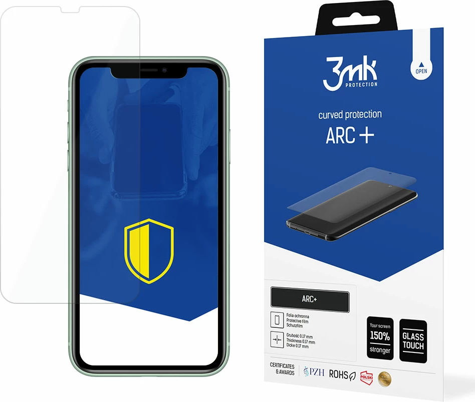 Folje mbrojtëse ekranit 3mk ARC+ për iPhone 11