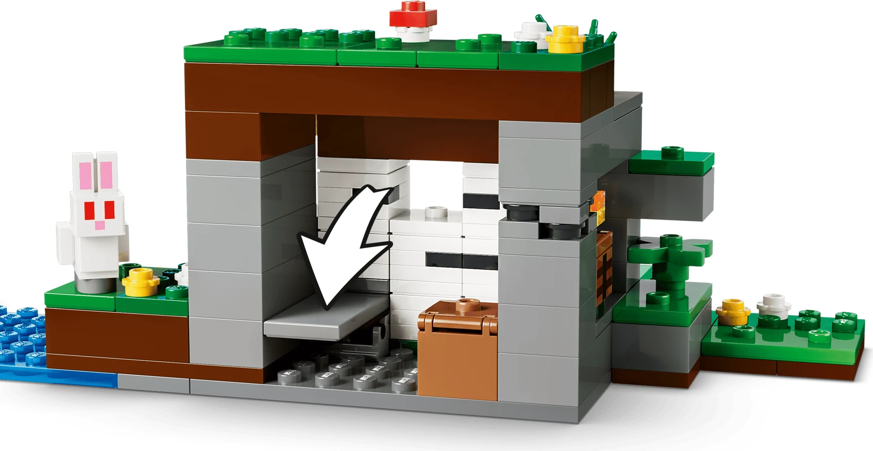 Set LEGO Minecraft LEGO First Night Adventure 21593, 301 pjesë (8+)