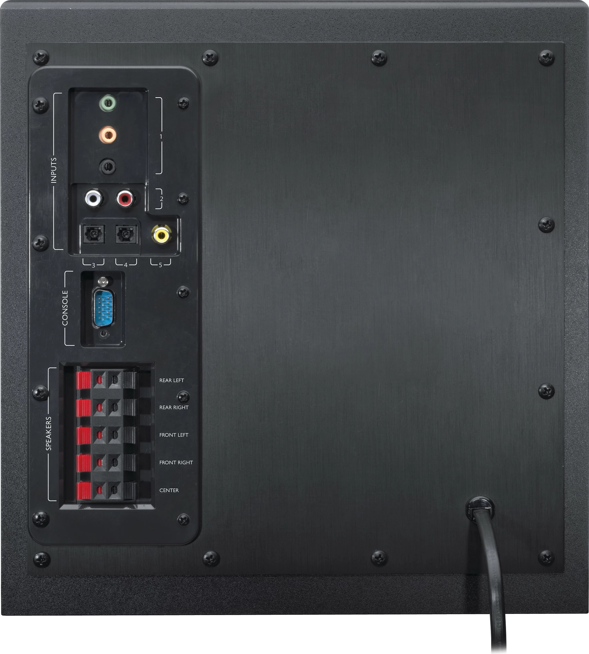 Altoparlantë Logitech Z906, 500 W, 1000 W, IR, të zeza