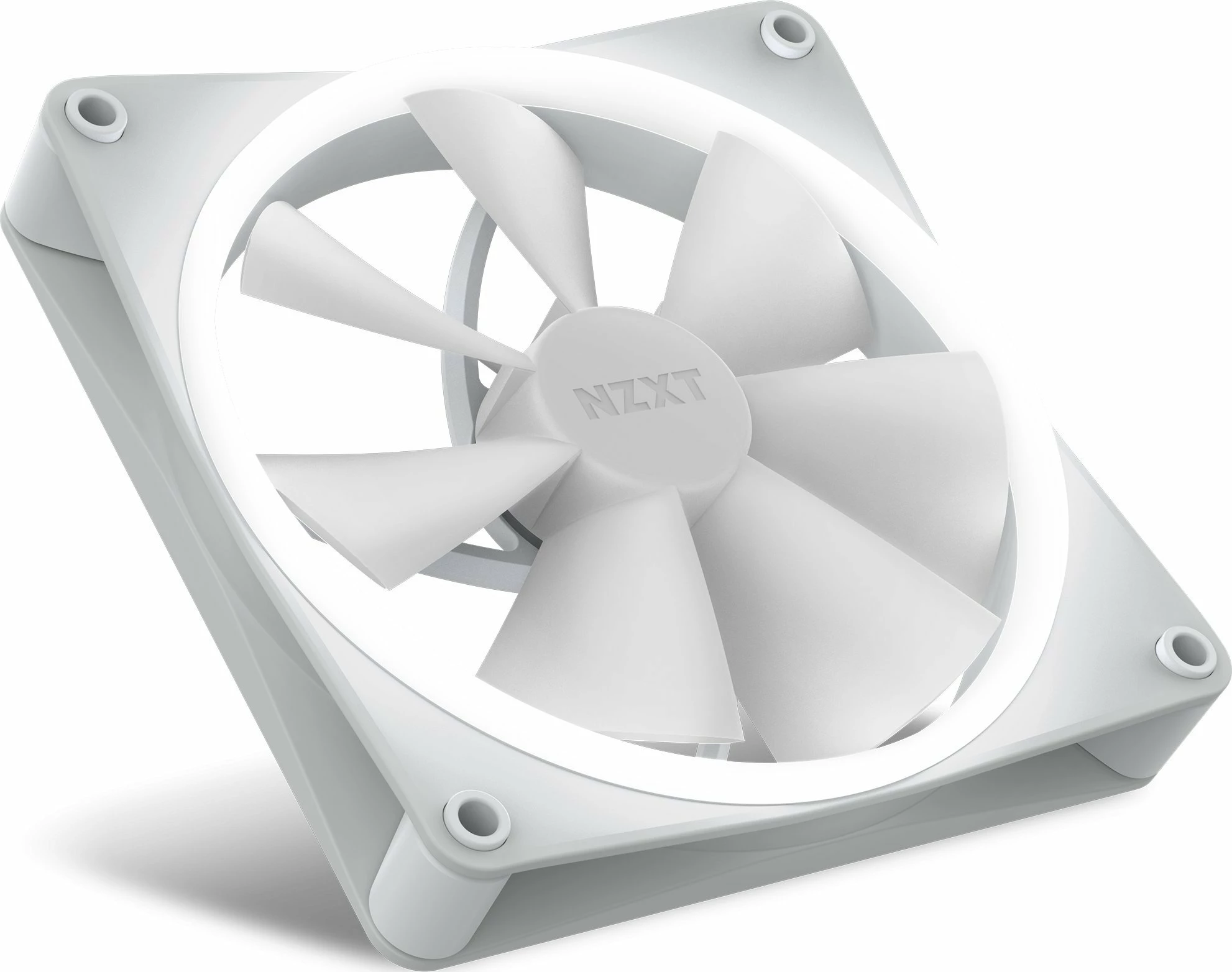 Ventilator kasë NZXT F140 RGB RF-R14SF-W1 140 mm PWM, i bardhë, 1 copë