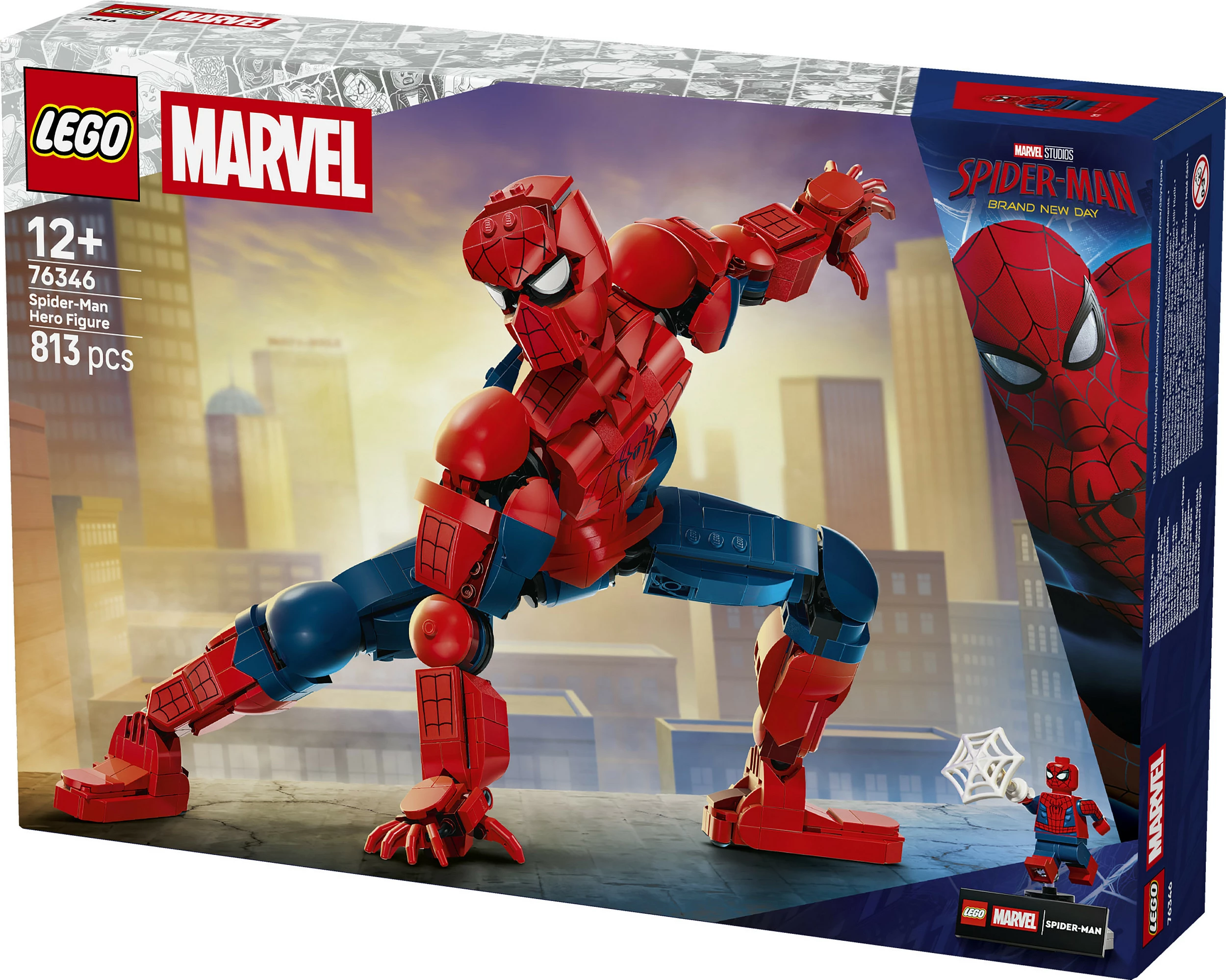Set ndërtimi LEGO Marvel 76346 Spider-Man, 813 copë, 12+, shumëngjyrësh