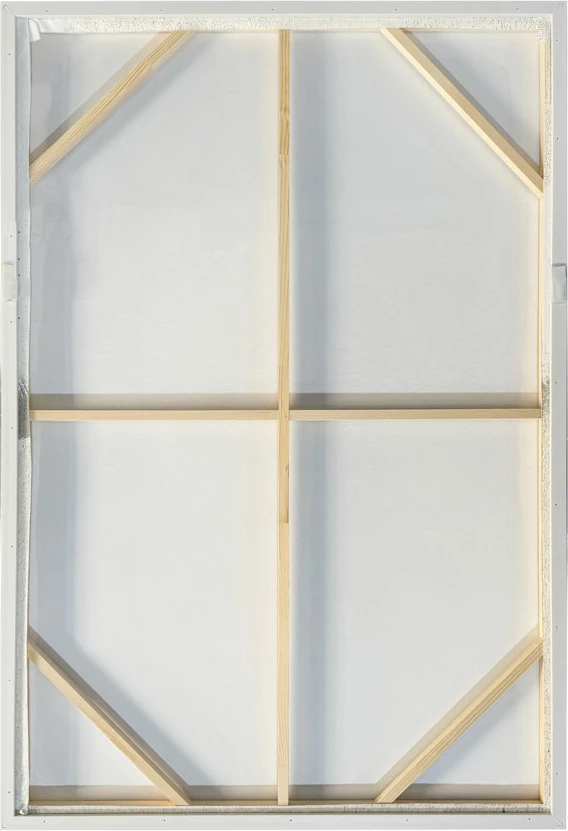 Pikturë dekorative ALIGN me kornizë, kanavacë, ngjyrë e gjelbër-gri, 82.6x4.3x122.6cm