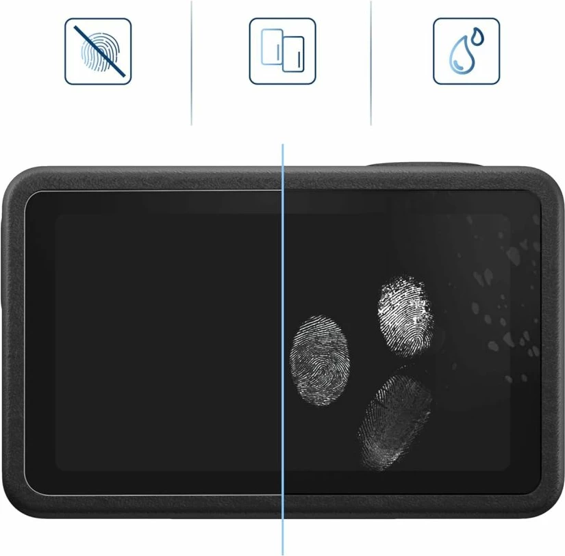 Xham i kalitur mbrojtës Tech-Protect Glass Fit+ për DJI Osmo Action 5 Pro, set 2-pack, transparent