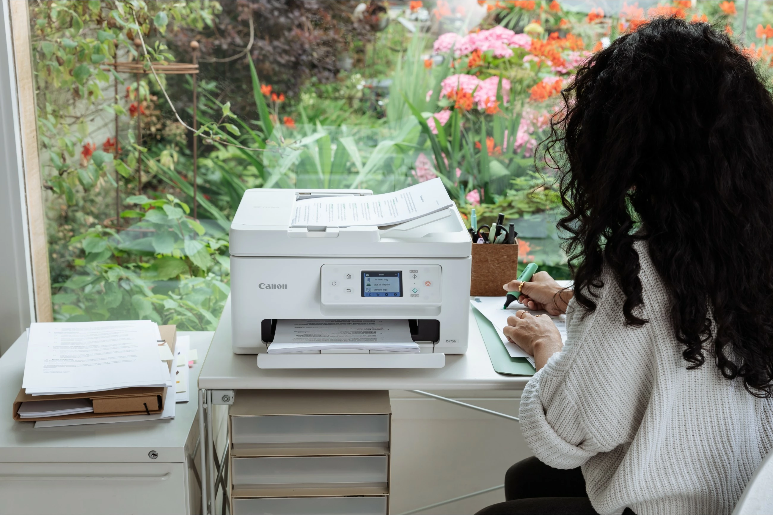 Printer Canon PIXMA TS7750i, Inkjet, 1200 x 1200 DPI, A4, Bardhë