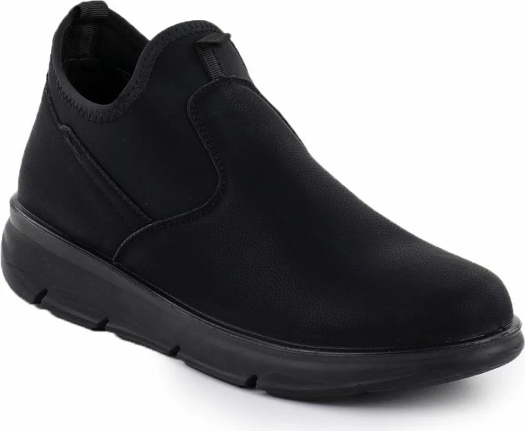 Çizme të ulëta femra Potocki 25-90356, të zeza