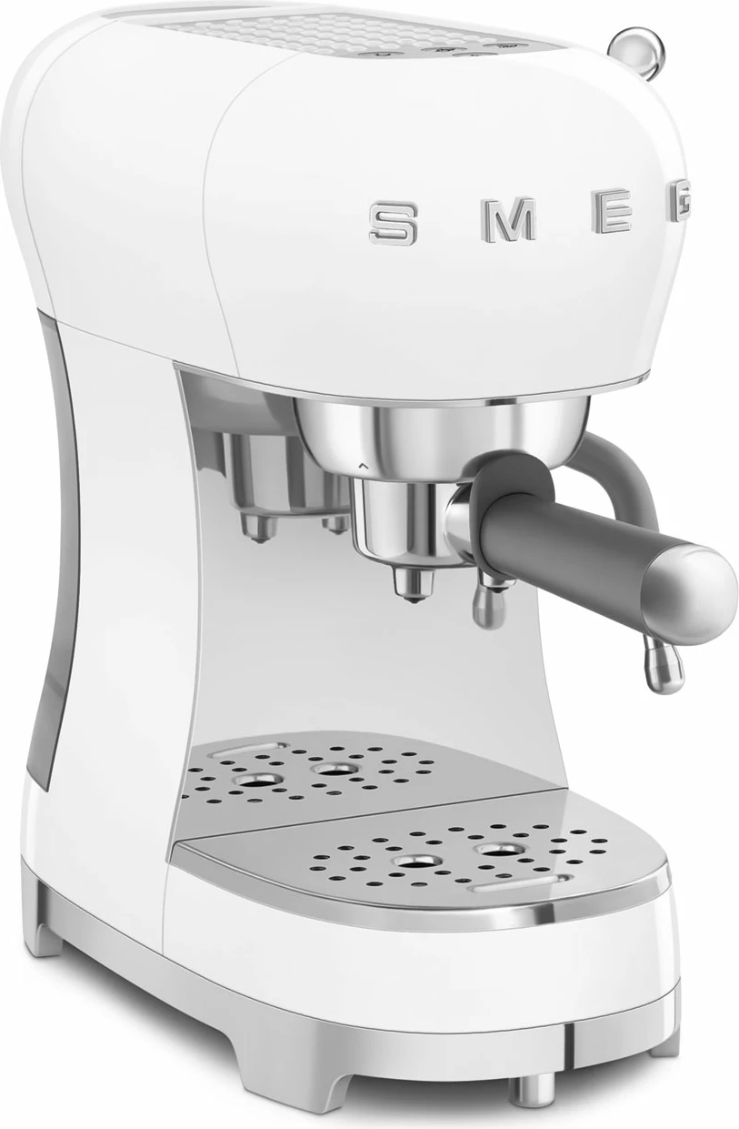 Aparat për kafe espresso Smeg ECF02WHEU 15 bar 1350 W, i bardhë