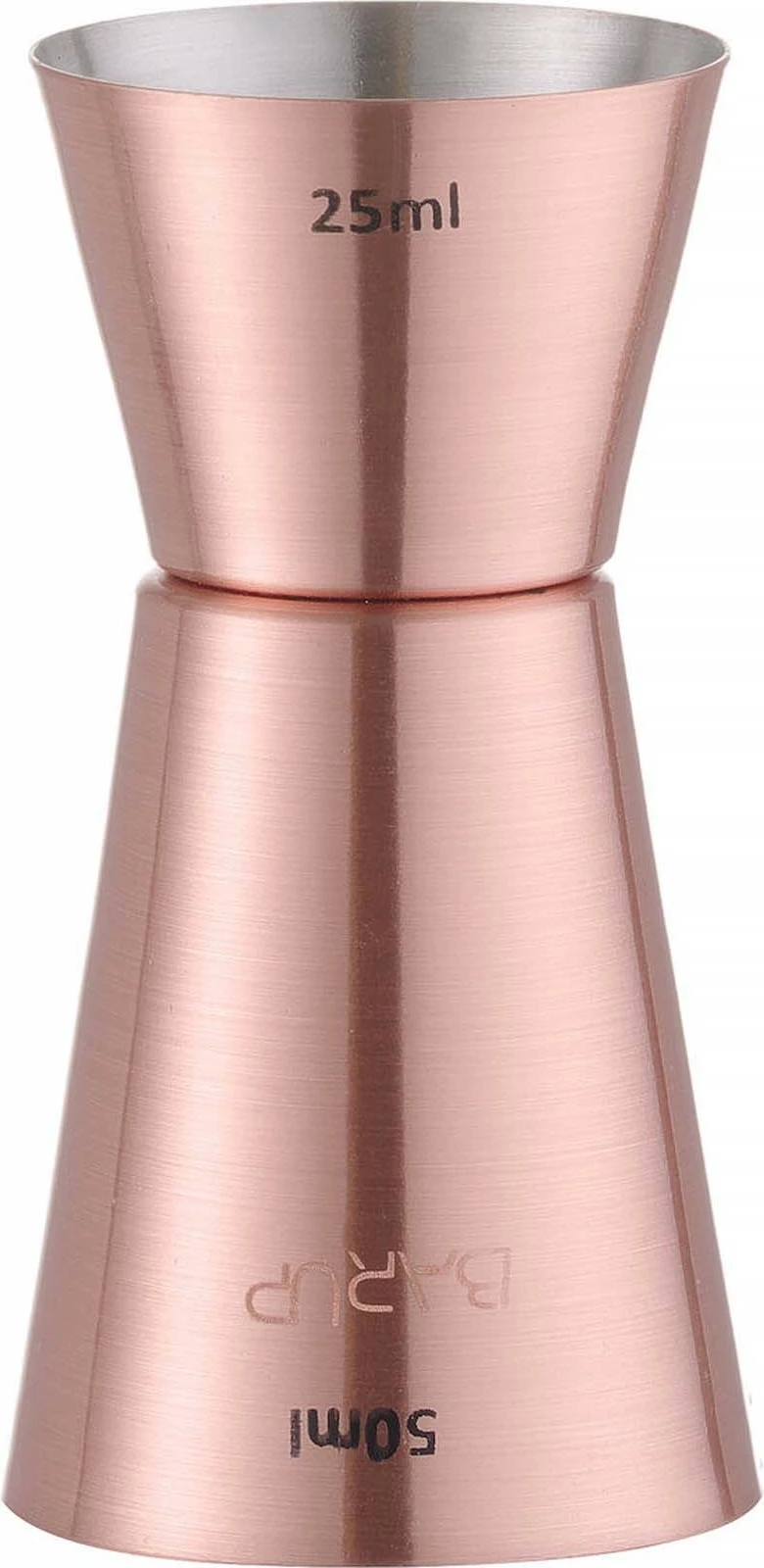 jigger Bar Up 25/50 ml Ø42x86 mm çelik inox bakër