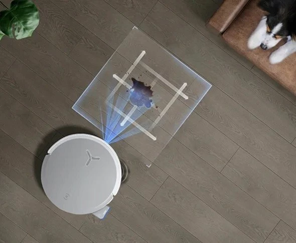Fshesë robotike Ecovacs Deebot X8 Omni, 18000 Pa, OZMO Roller, stacion OMNI, e bardhë