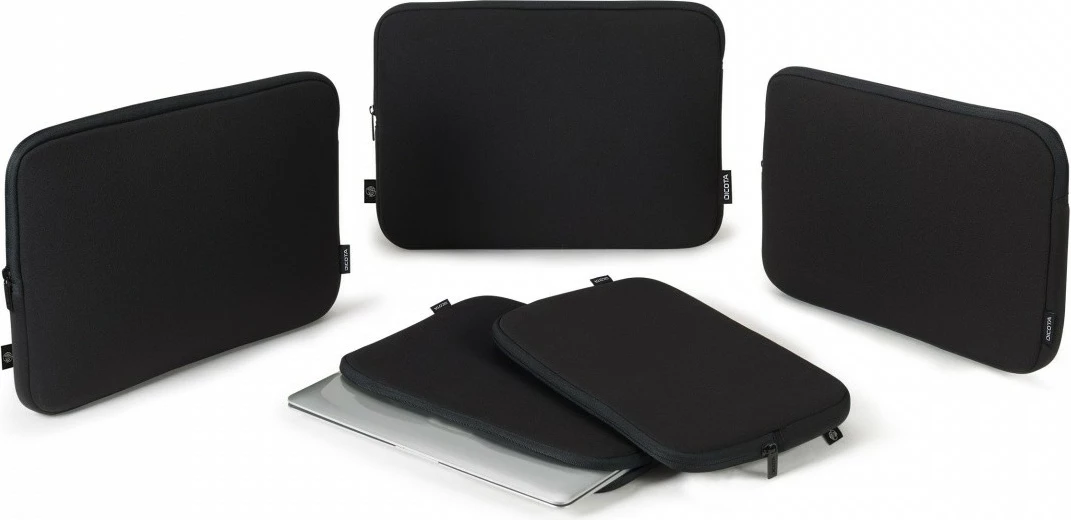 Mbështjellës notebook DICOTA ONE, 10-11.6", rPET, i zi