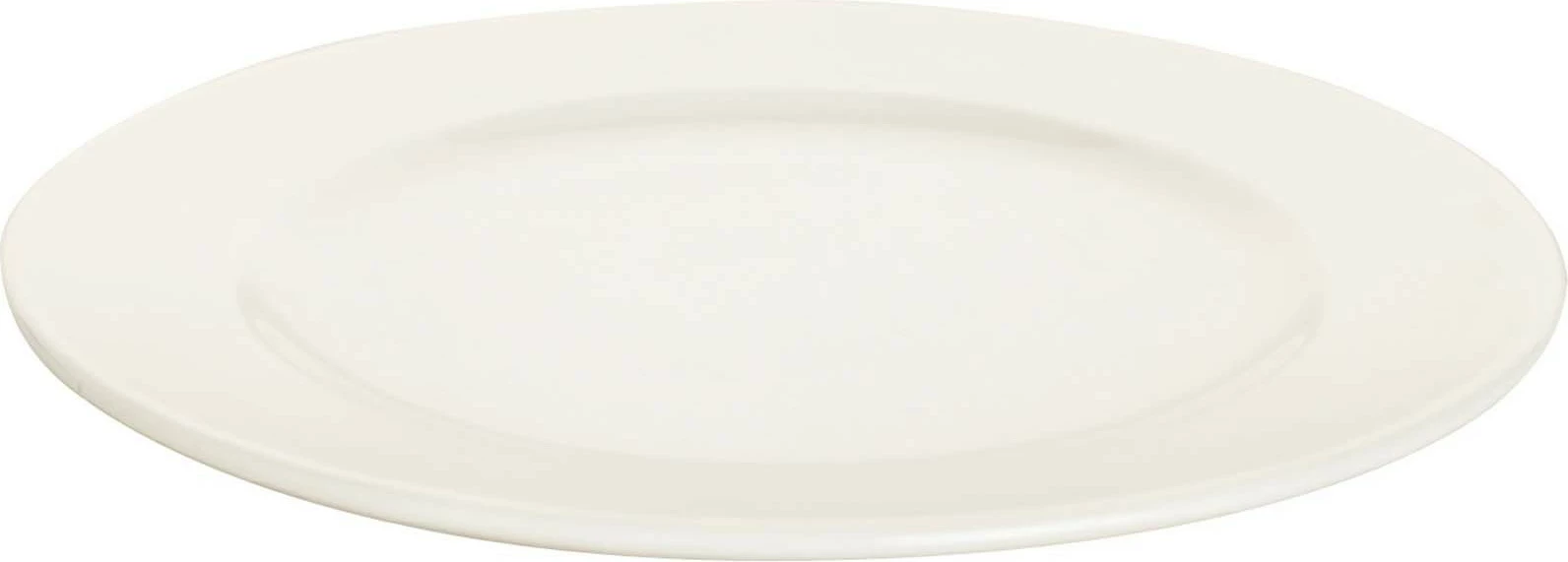 Pjatë e sheshtë Fine Dine Crema Ø240 mm, krem, set 6 copë