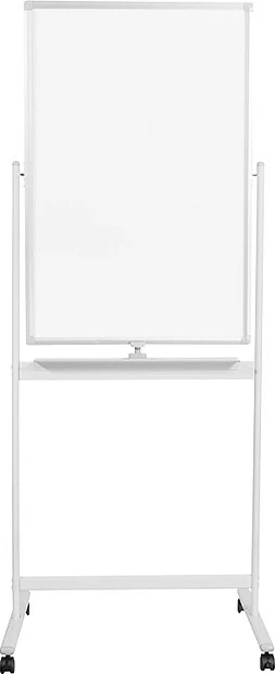 Tabela e bardhë Dry Erase LogiLink, mobile, dyanshme, metal, 60x90cm