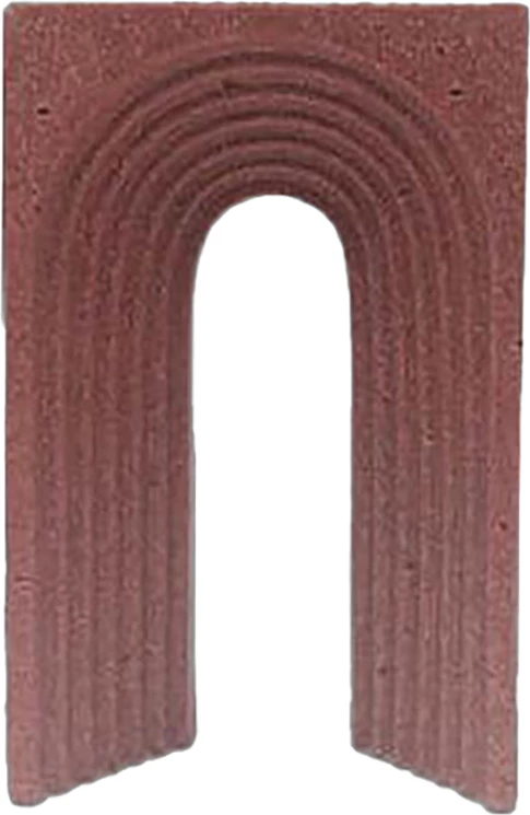 Dekor Virtal, polirezine, ngjyrë terrakote, 15x6x22cm