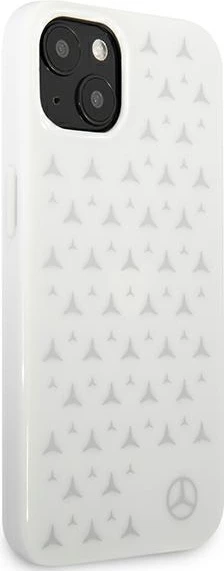Mbështjellës Mercedes MEHCP13SESPWH për iPhone 13 mini 5.4", Stars Pattern, Bardhë