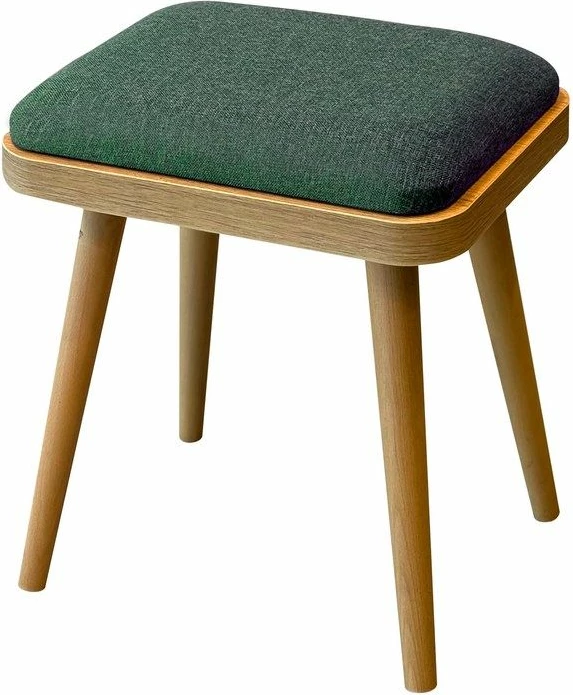 Set tavoline me karrige, zgjatshme, 6 pjesë, ngjyrë lis dhe e gjelbër, Skye Decor, Vina Mini 03 1070