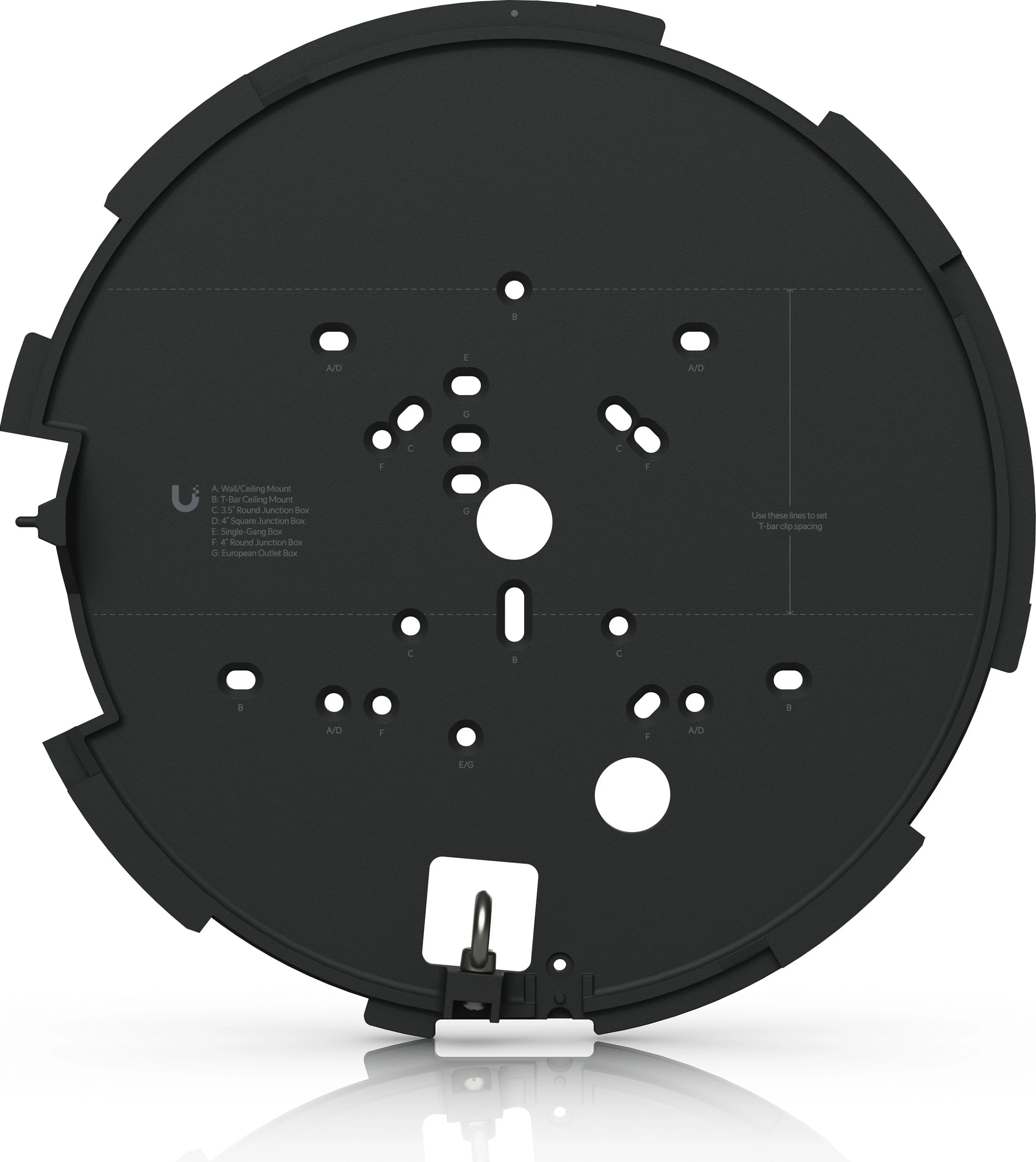 Kamerë sigurie Ubiquiti UVC-AI-MS-4-B, 4K 360°, Gigabit Ethernet, IR, MicroSD, IP66/IK10, e zezë
