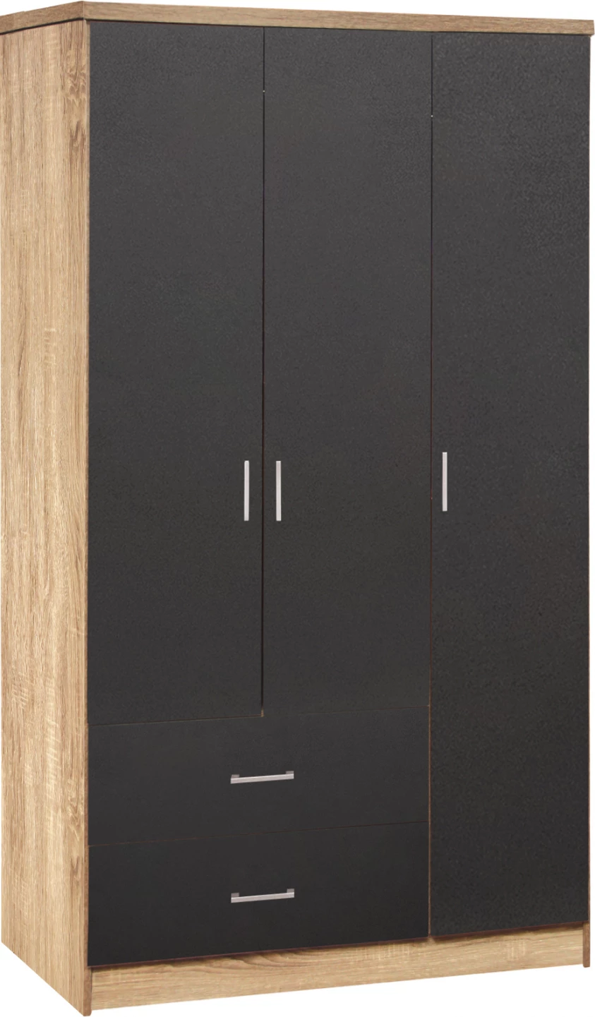 Dollap 3 dyer me 2 sirtarë FH340.04 Sonama 89.2x42x181cm