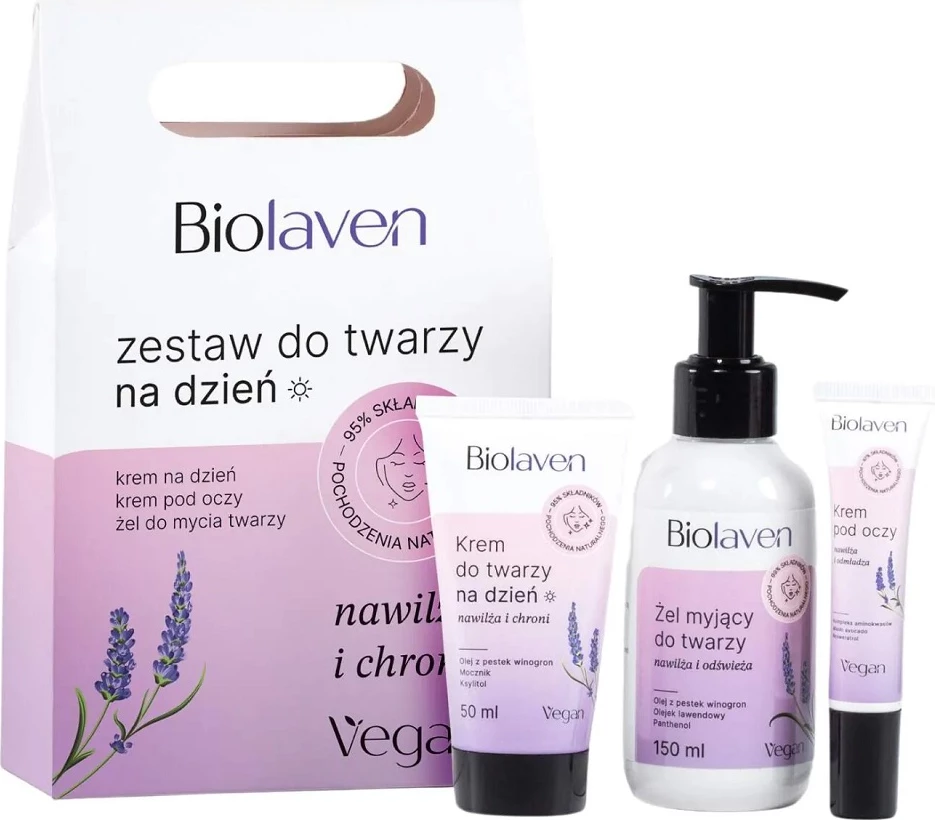 Set për fytyrë Biolaven Day Face Set për femra 3 copë