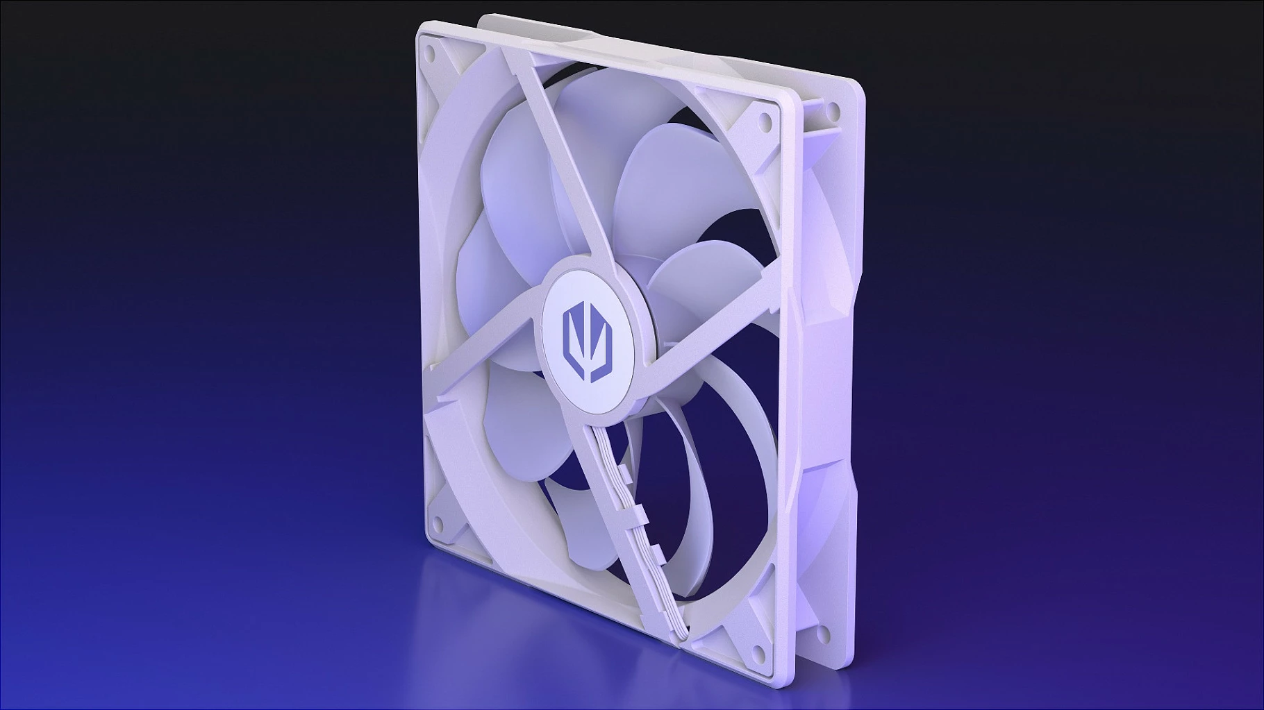 Ventilator për kasë Endorfy Stratus 140 White PWM ARGB, 140mm, ARGB, i bardhë