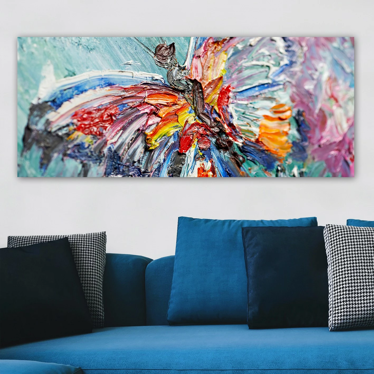 Pikturë dekorative në kanavacë, shumëngjyrëshe, YTY98552690_50120, 50x120cm