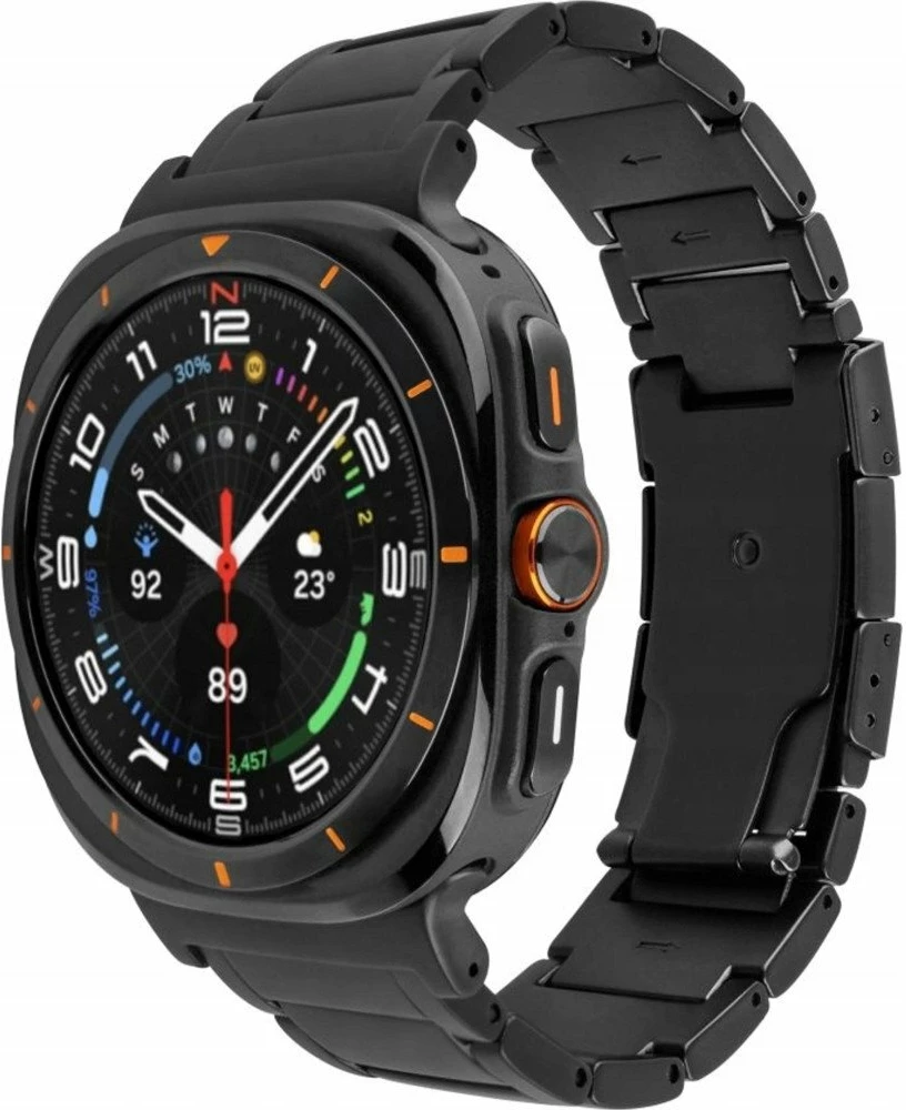 Rrip titani FIXED për Samsung Galaxy Watch Ultra 22 mm, i zi