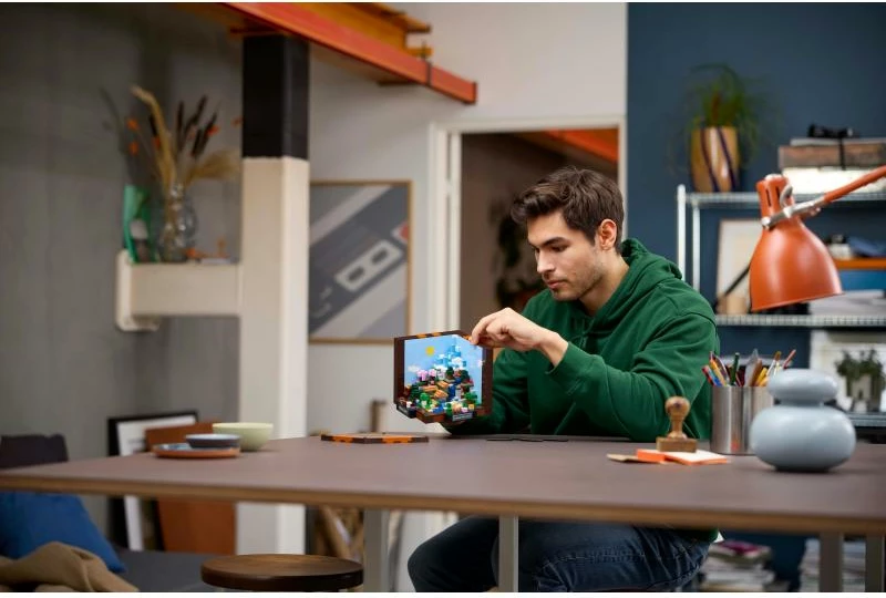 Set ndërtimi LEGO Minecraft The Crafting Table 21265 1195 pjesë 18+ kafe