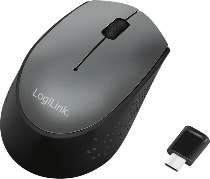 Maus LogiLink ID0160 2.4GHz USB-C optik 1200 DPI, e zezë